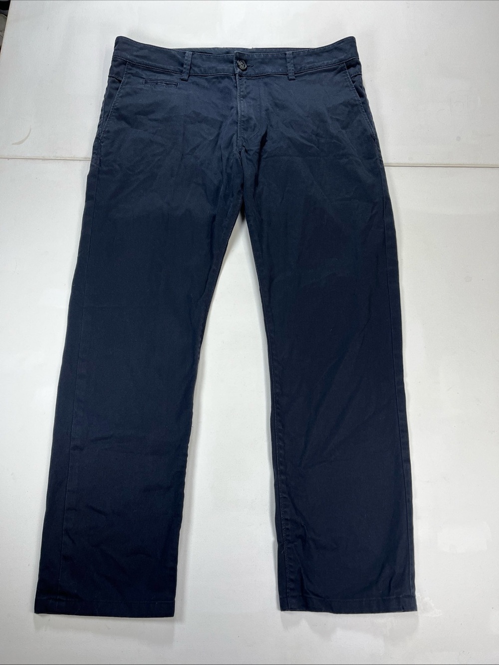 Diesel Chino Trousers Pants Straight Black Cotton Men’s 32 X 28